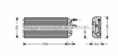 AVA QUALITY COOLING olv049 -  Испаритель, кондиционер